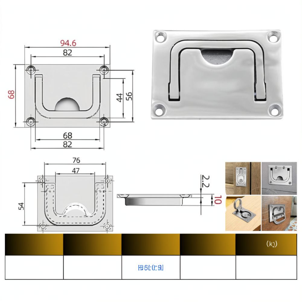 316 RVS Ronde Inbouw Trekring  - Door Handle recensie en prijs