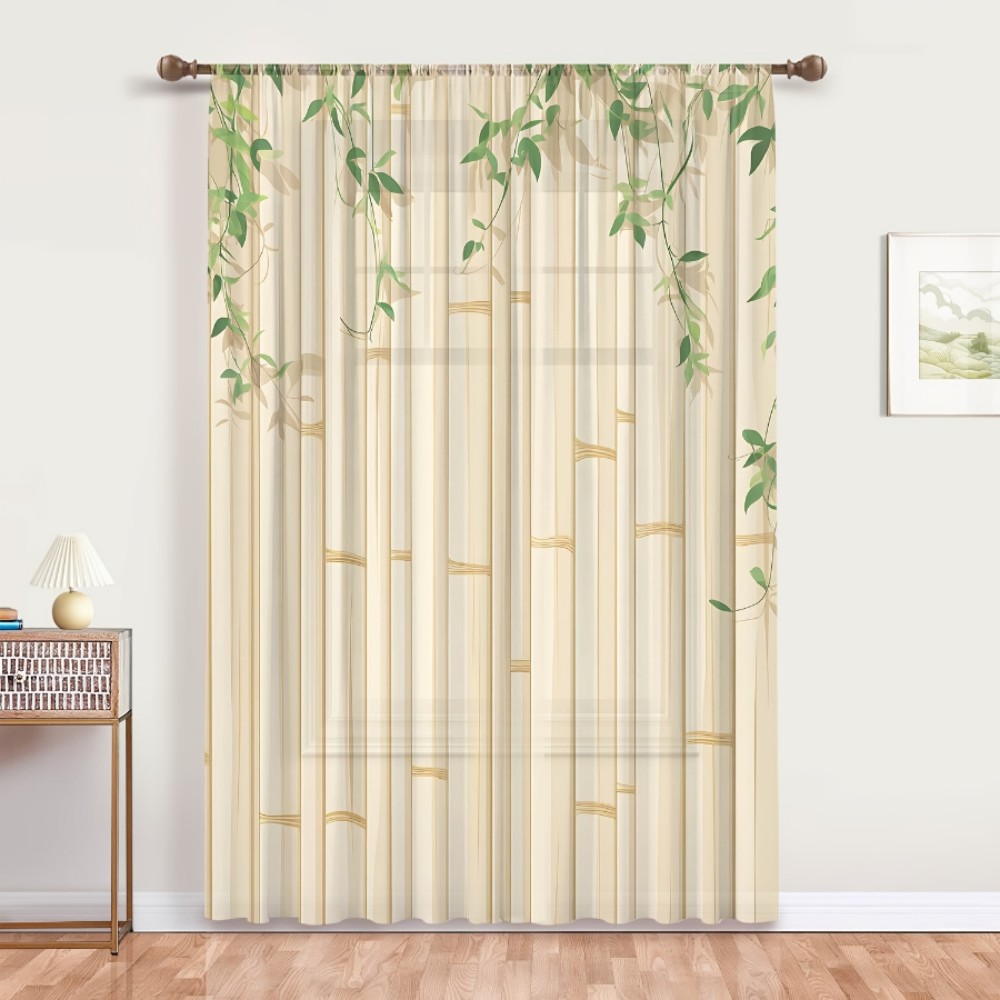 1 stuk transparant gordijn met - Curtain Rods recensie en prijs