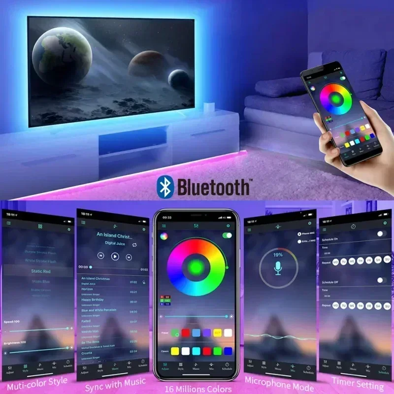 Smart RGB LED Gaming Light Str - Led Strip Lights recensie en prijs